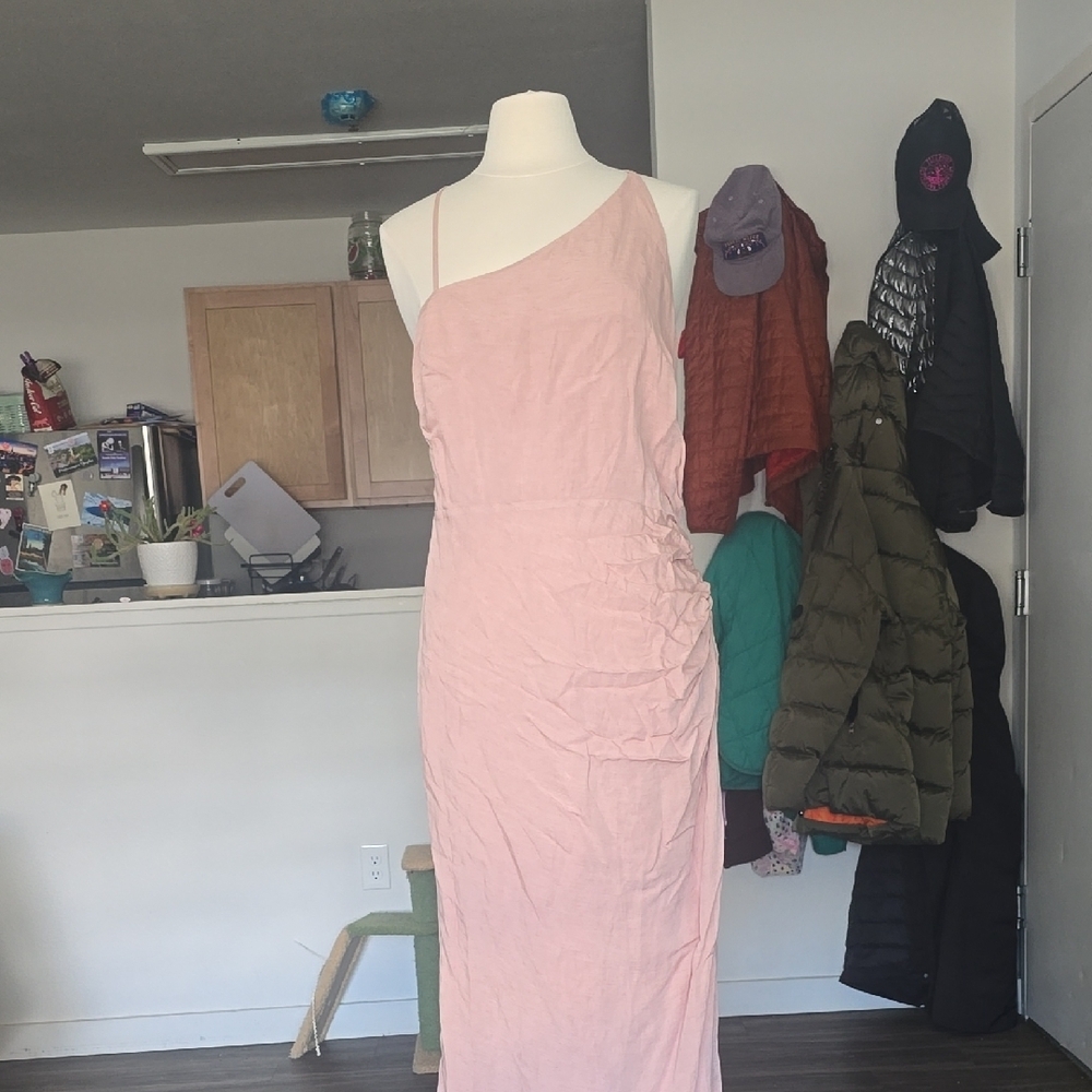 Elegant Pink Women's Dress